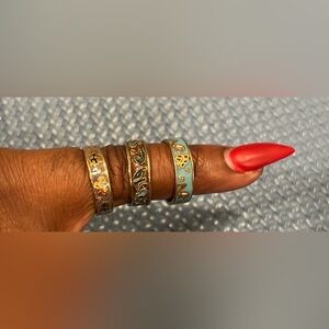 ✨ Vintage Cloisonné Rings ✨